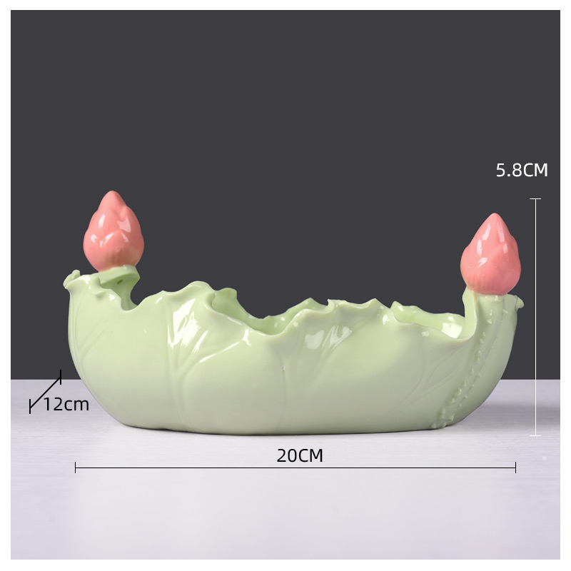 Pure and fresh and ruffled the ashtray writing brush washer from jingdezhen ceramic/home decoration furnishings melon seeds
