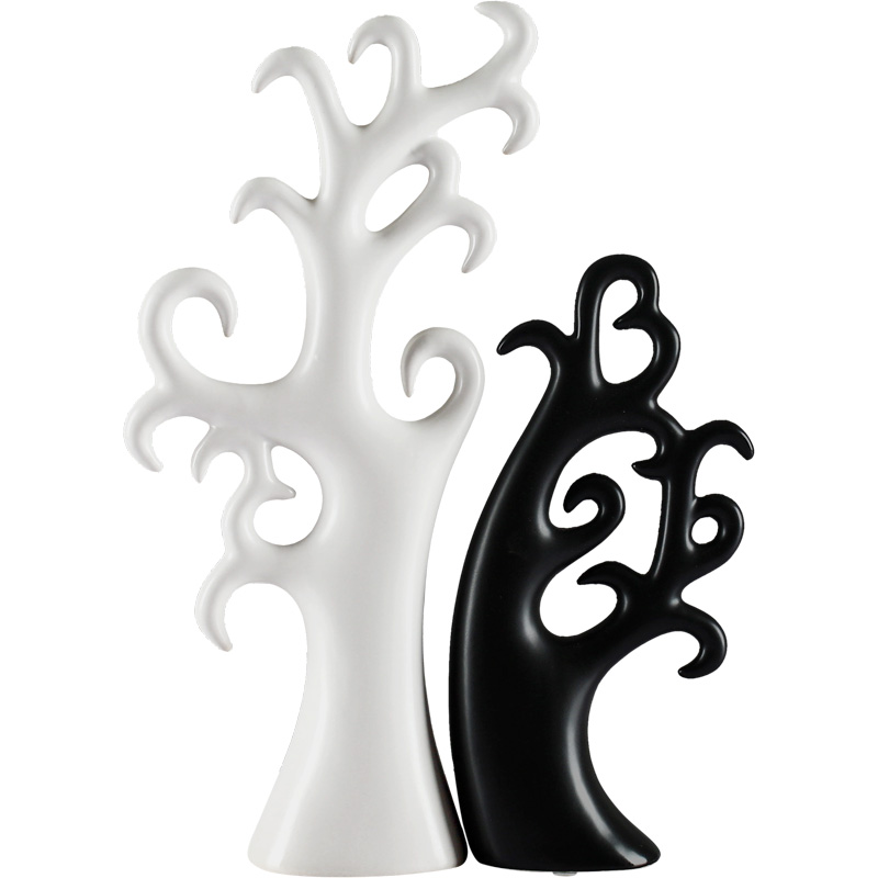 The sitting room The bedroom wine accessories marriage tree Nordic furnishing articles furnishing articles creative ceramic crafts are love gift