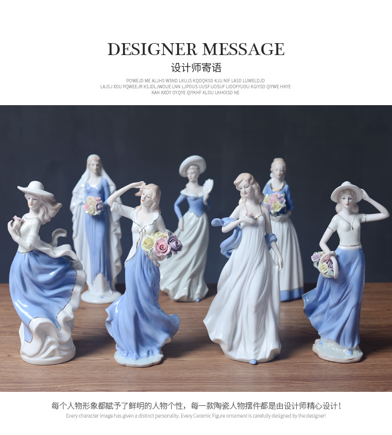 Decorations furnishing articles European crafts western I the woman sitting room household act the role ofing is tasted jingdezhen ceramic wine accessories