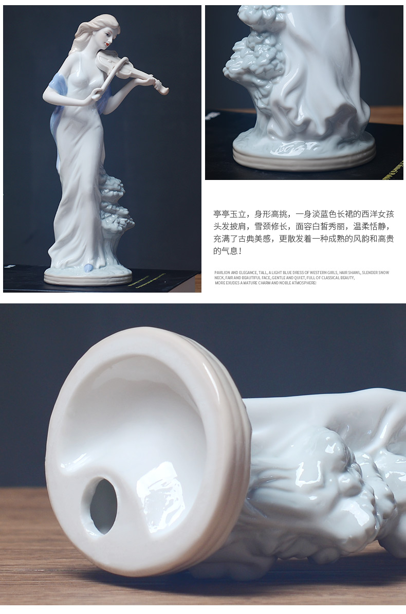 Western women 037 European/furnishings jingdezhen/handicraft/home decoration ceramic its furnishing articles