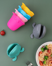 Two hot insulation silicone oven handclamp creative microwave dog head glove silicone insulation handclamp