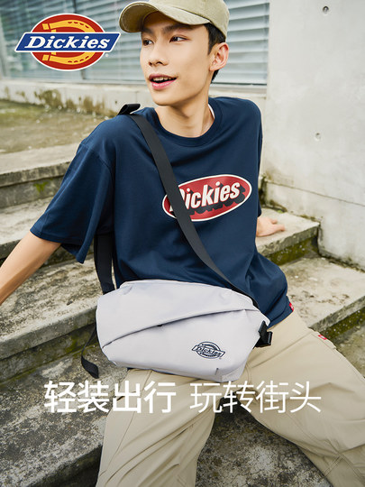 Dickies单肩斜挎通勤大容量骑行运动男士单肩机能风潮牌腰胸包25