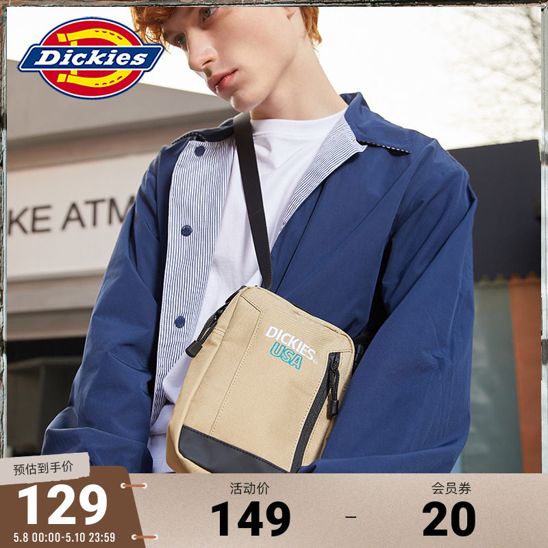 Dickies is a good sell for new skinny bag fashion simple casual single shoulder bag men and women 8986
