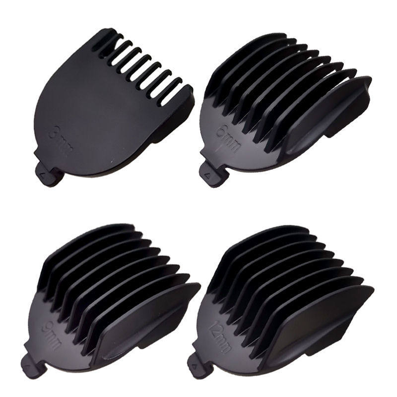 Hair straightener limit comb U-shaped cutter head T-shaped cutter head professional caliper hair limiter electric scissors set