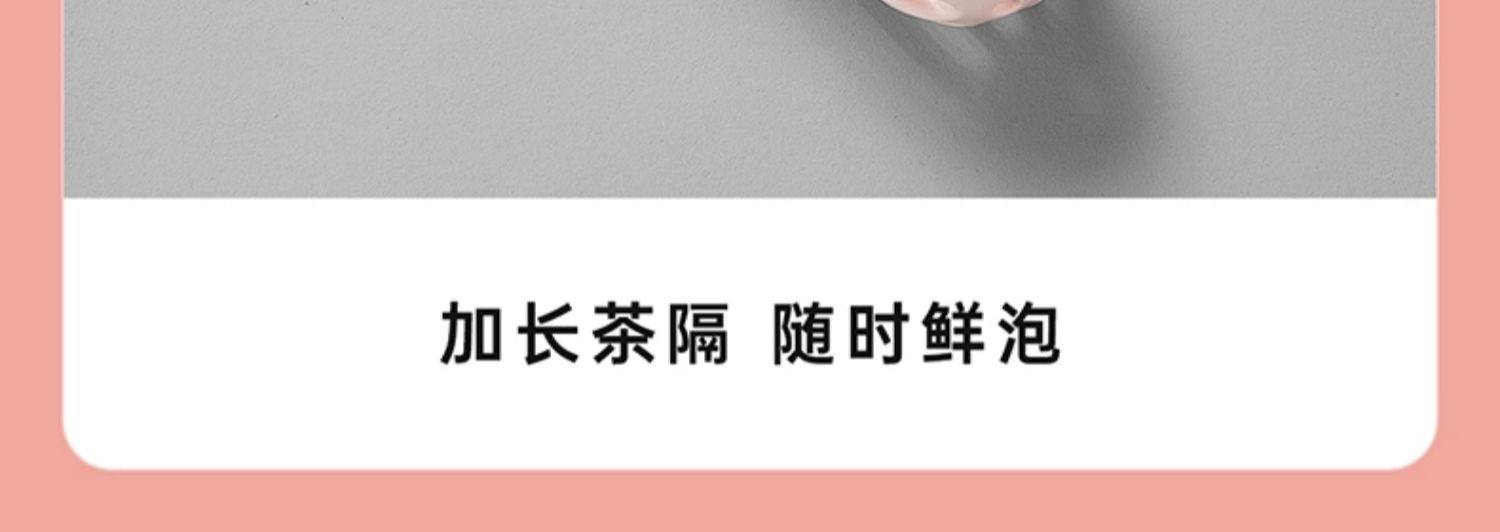 【中國直郵】物生物 2024新款吸管水杯 大容量運動吸管杯 高顏值Tritan杯 花境粉-600ML