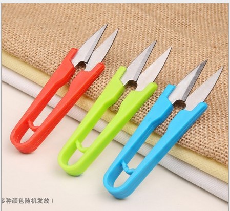 Tự làm nhỏ hình chữ U tay cầm đầu kéo Kéo chéo khâu Kéo gia đình Kéo cắt đa năng nhỏ đa năng - Công cụ & phụ kiện Cross-stitch tranh thêu chữ thập mã đáo thành công