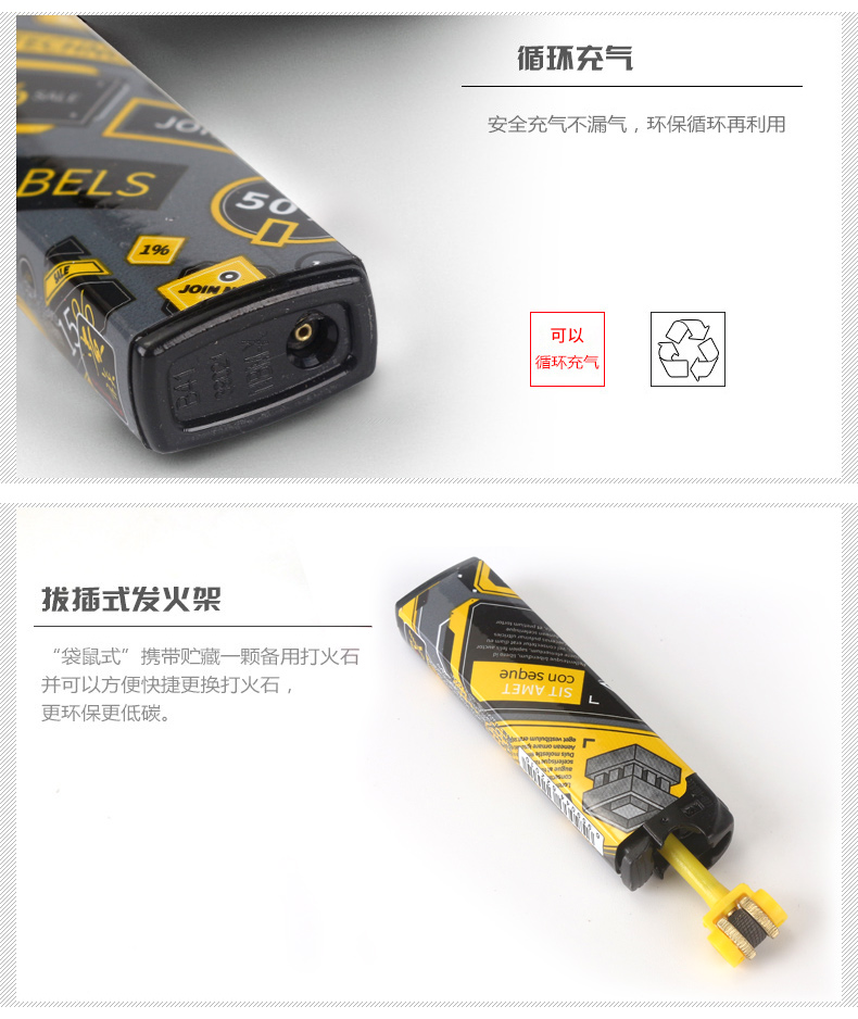 X2 mô hình thời trang bánh xe đá lửa Norman quý tộc nhẹ hơn bơm hơi cơ thể lửa sáng tạo cá tính lửa bật lửa dupont của pháp