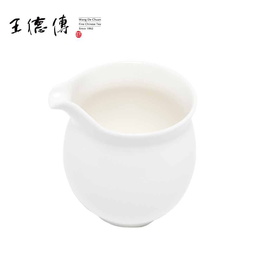 Wang Dechuan Tea House suet white small egg tea sea Taiwan Anda kiln tea set fine suet white glaze