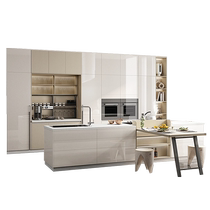 Holike whole house customization 4 cabinets simple Nordic style cabinet customization Alban new cabinet package customization gold