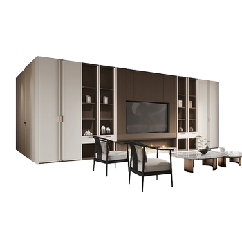 Holike new chinese style walk-in wardrobe