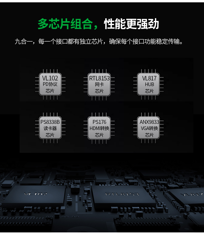 CE-LINK loại lưu trữ usb3.1type-c docking trạm Huawei kê táo máy tính xách tay macbook chuyển đổi cáp trung tâm mở rộng hdmi điện thoại di động pro / không khí phụ kiện máy tính - USB Aaccessories đèn led usb
