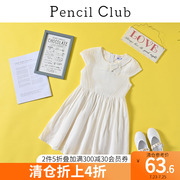 Pencil Club Kids 2020 váy mùa hè ăn mặc cô gái mới ngắn tay áo đầm Trong Big Boy công chúa váy trẻ em.