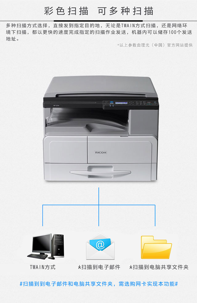 Máy in laser đen trắng MP MP2014 máy photocopy A3A4 máy in khổ lớn in tại nhà - Máy photocopy đa chức năng máy photocopy kết nối wifi
