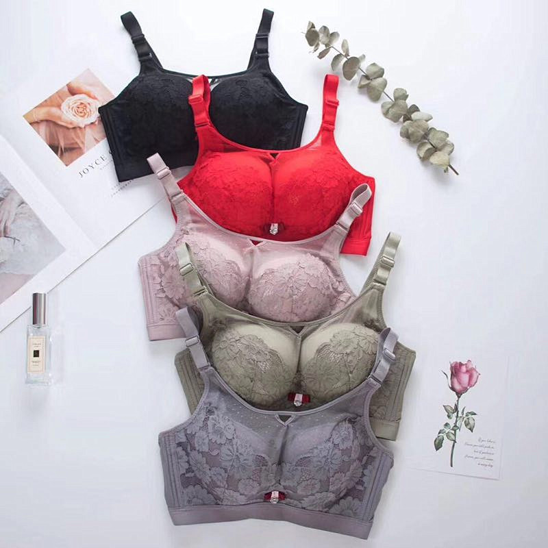 Đồ lót womens girlbrabra bộ sưu tập thummy thép miễn lau ngực sexy chống loại bỏ ánh sáng áo ngực 40B bọc mask áo ngực vú 32B.