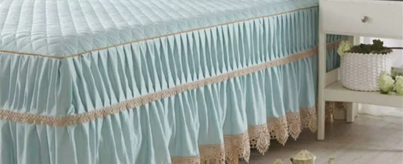 Mùa hè châu Âu dày váy ren Công chúa 1,5m1,8 m ba mảnh giấc mơ trải giường điều hòa không khí nệm mềm nệm - Váy Petti