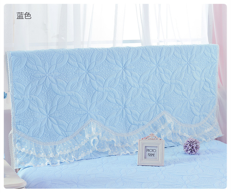 Phiên bản tiếng Hàn của váy ngủ bằng vải bông và bông phủ giường đơn màu 1,5 / 1,8 m Công chúa trải giường khăn trắng trải giường spa