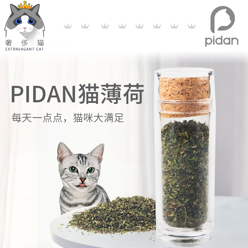 Luxury Cat-PIDAN Mint 2 5g High quality exclude hair ball clean oral cat herb cat snack