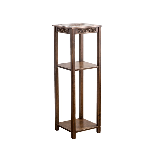 Цветочная стойка нанчжу цветок цветочный горшок бонсай бонсай стойка гостиная гостиная антикварный китайский цветочный таблет