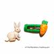 Peasbox carrot bb clip ອຸປະກອນເສີມສັດລ້ຽງ ຫມາເກົາຫຼີ ຜົມຫັກ bb clip Yorkshire headdress