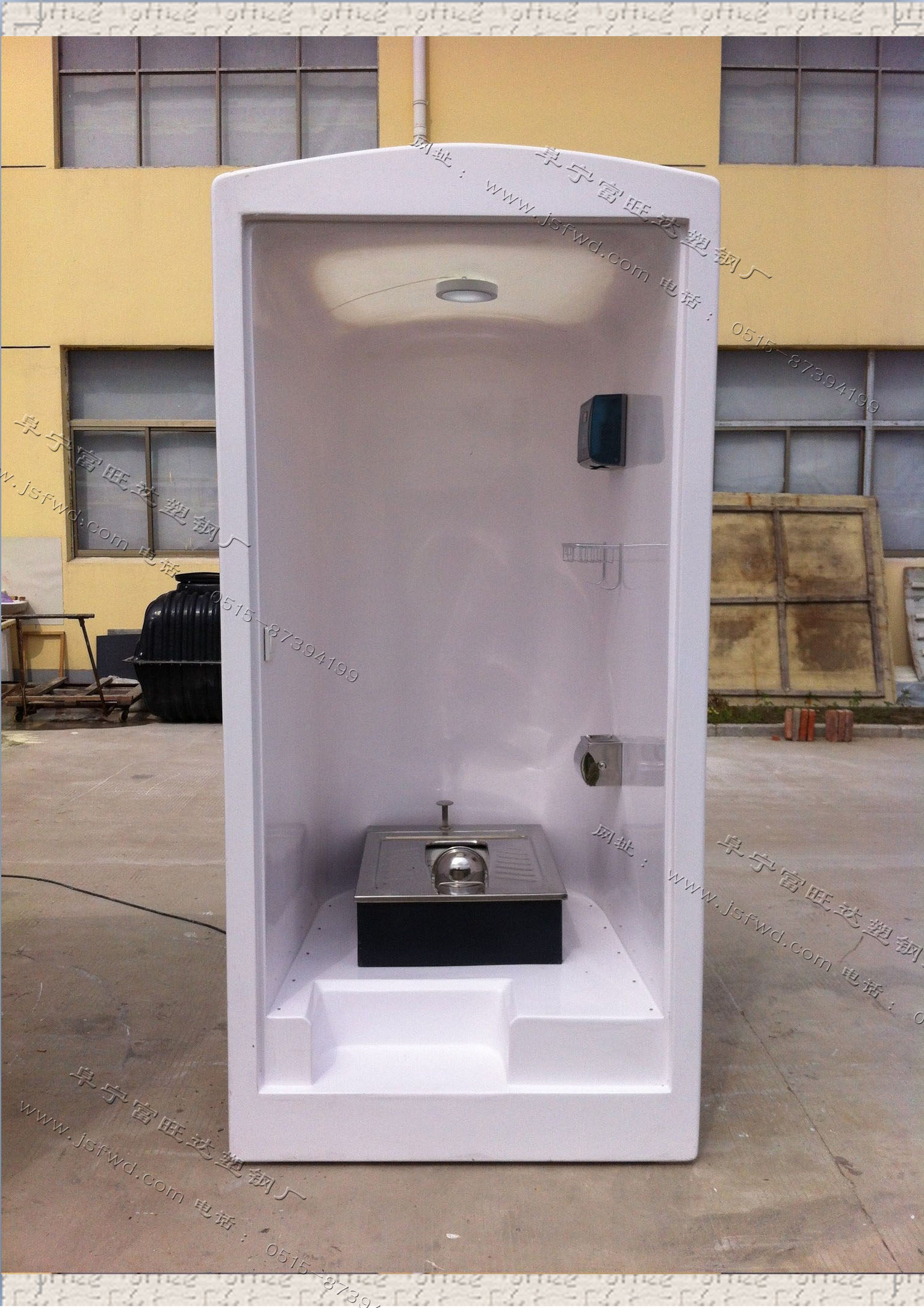FRP mobile toilet FCX103 improved version packaged (full)