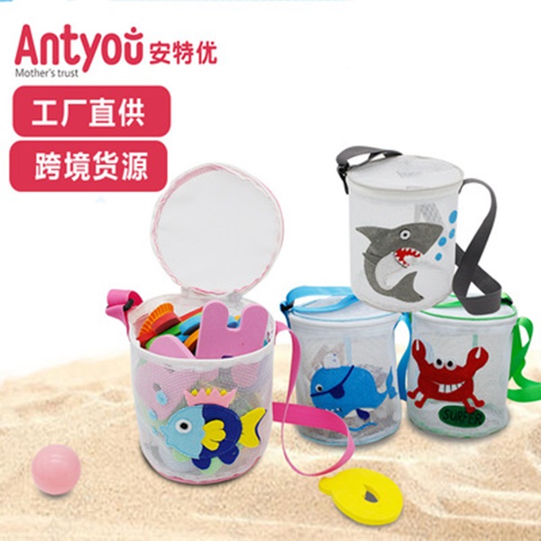 New Amazon cross-border supply children's three-dimensional cute toy beach bag baby messenger beach bag