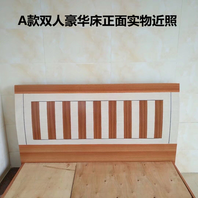Quảng Châu, Phật Sơn, giường đôi tất cả các bảng giường gỗ 1,2m 1,5 m 1,8 m đồ nội thất cho thuê giá rẻ - Giường bộ giường ngủ