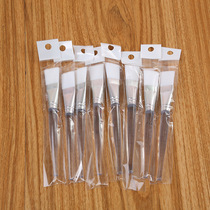 Crystal rod mask brush*5 soft hair DIY mask brush Beauty tools color mask brush transparent rod brush