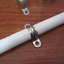 Fixing water supply and drainage 16 20 25 32 40 50 63 75 110 stainless steel U pipe clamp