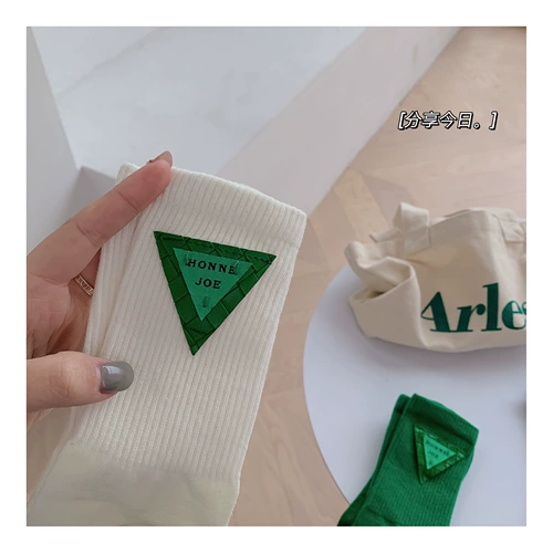 Модные японские цветные носки, 2022, в западном стиле, средней длины