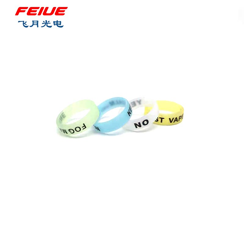 22mm Night Light Circle Digital Products Decoration Forcing Lattice Circles Fluorescent Silicone Ring