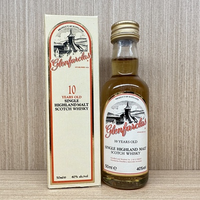 Ликерная версия Glenfarclas 10-летний односолодовый виски Версия объемом 50 мл Пустая бутылка