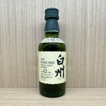 Liquor version Suntory Hakushu 12-year-old single malt whiskey version new version 43% 50ml