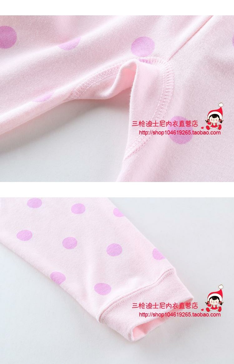 Đồ lót trẻ em Disney Cô gái quần Minnie cotton mùa thu Cotton cotton mùa thu và mùa đông đồ bộ cho bé gái 11 tuổi