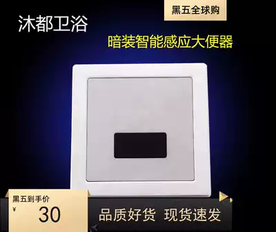 Fully automatic induction stool device Induction squat toilet Induction flush device Stool sensor Concealed