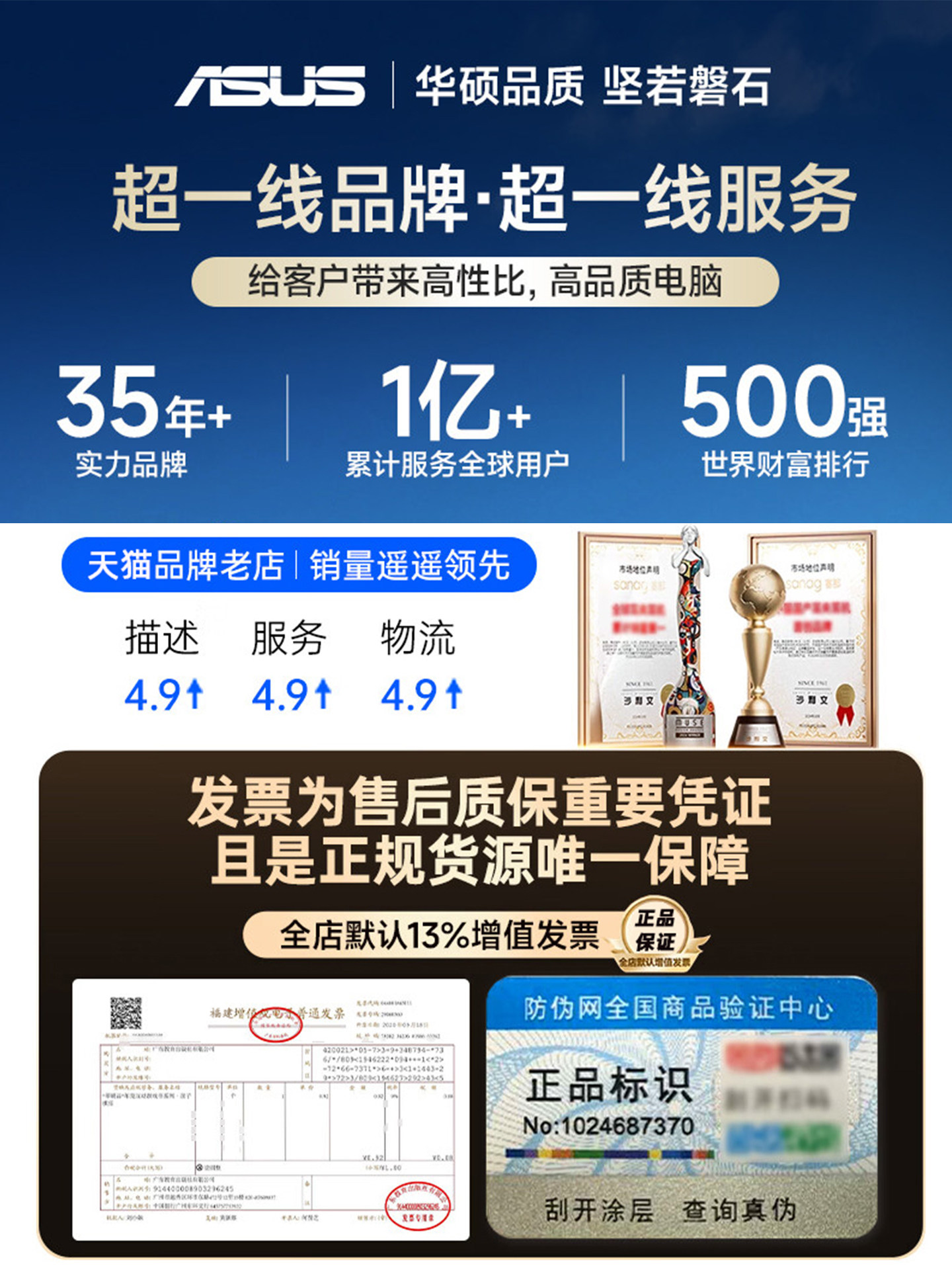 [Asus Co-Branded Office] 2026 Computer Host for Commercial Office Use, Core I5/I7 Dedicated High-End Gaming Desktop, Complete Desktop All-In-One Computer with National Warranty