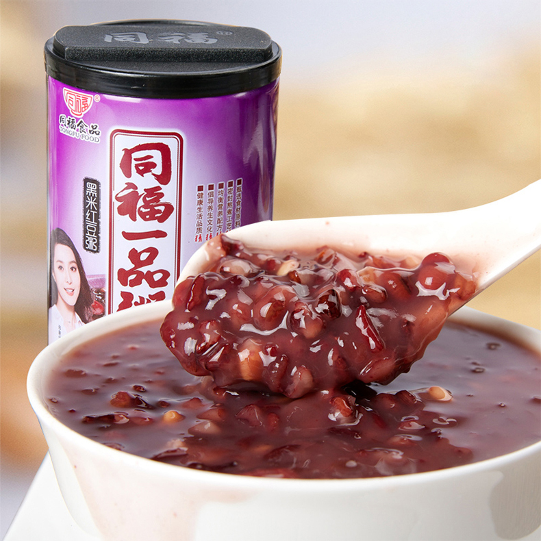 同福 黑米红豆粥 280g*10罐 天猫优惠券折后￥29.8包邮（￥31.8-2）