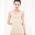 Áo ngắn tay thon gọn áo nịt bụng eo thon không có dấu vết cơ thể thon thả khí chất lady chia siêu mỏng