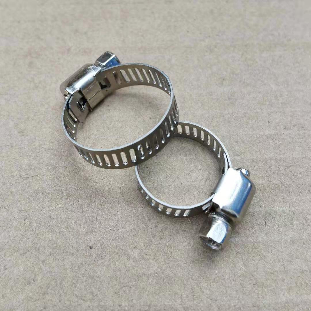 Thickened stainless steel throat hoop 304 clamp ring motorcycle car oil pipe trachea clamp water pipe hoop joint clip