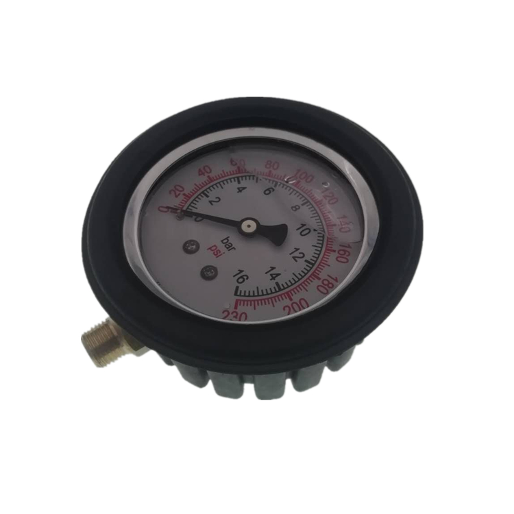Automotive tire pressure gauge inflatable oil inflatable oil premium pressure gauge high precision air pressure gauge
