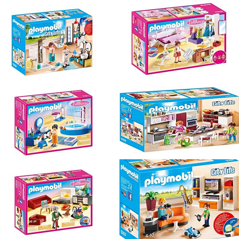 Playmobil Series 9267 9268 9269 70207 70208 70211 Building Blocks