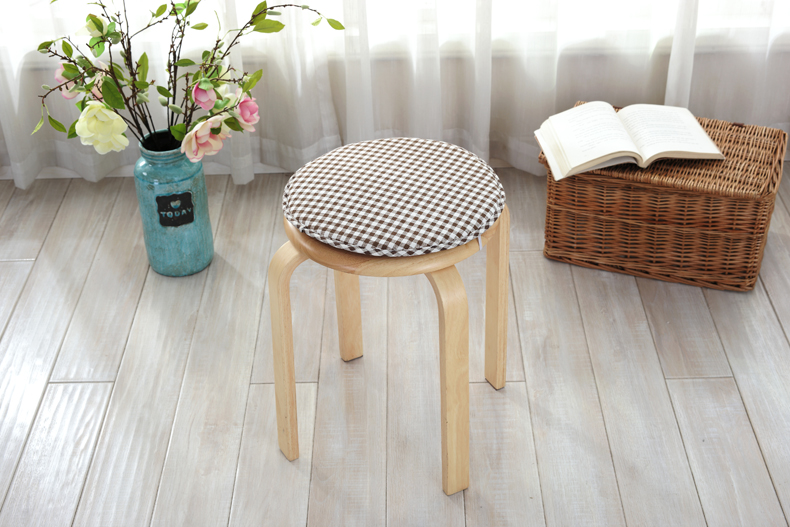 Mùa đông dày xốp tròn ghế pad bốn mùa trẻ em phân đệm ghế tròn đệm phân - Ghế đệm / đệm Sofa nhung mau dem ghe dep