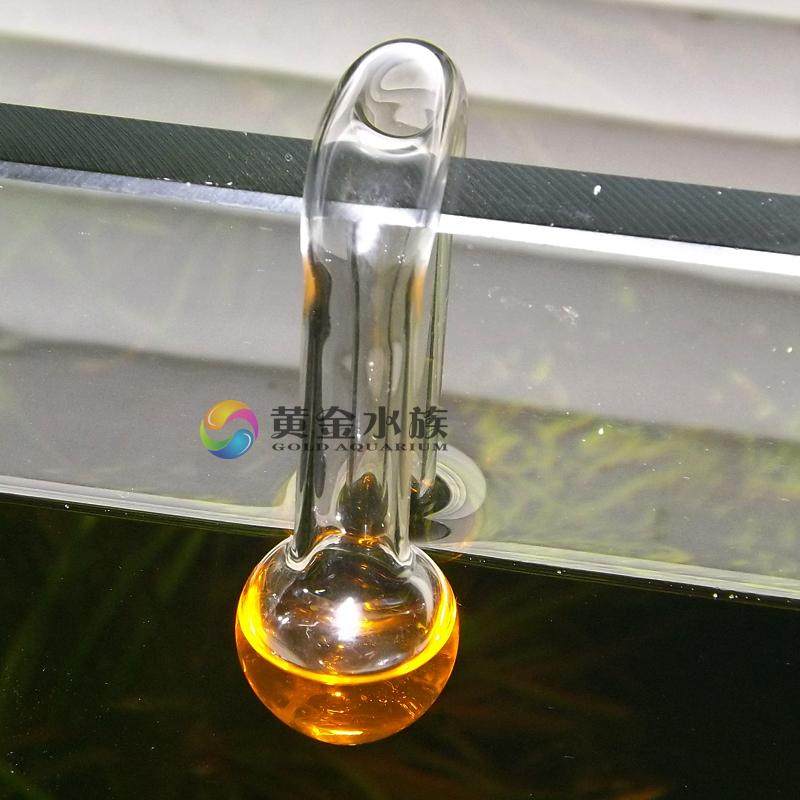 Gold aquarium wall-mounted water plant carbon dioxide content CO2 long-term monitor monitoring liquid