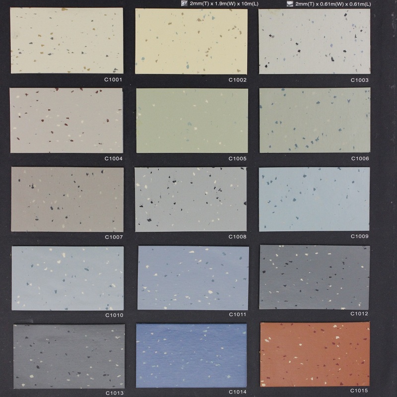 Korea imported rubber plastic elastic rubber floor LG rubber gym dance studio wear-resistant floor leather