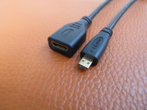 Micro Micro HDMI male to mini mini HDMI female adapter cable C-type female to D-type male to short-term cable