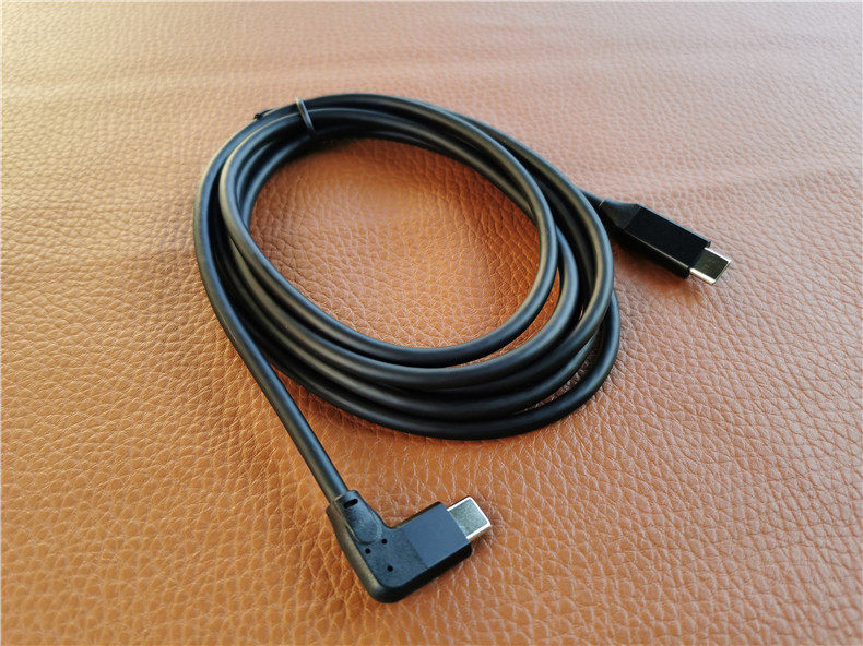 Special soft wire USB3.0 type c plug left and right elbow male male data cable charging cable