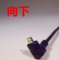 Camera micro micro Micro HDMI line up to down right angle 90 degrees Corner Bending Head High Definition HDMI Line 0 3 m
