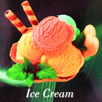 Темно -зеленое мороженое 1 кг