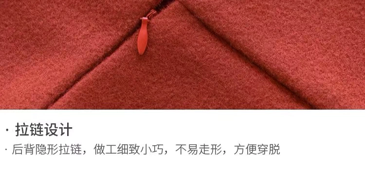 Quần short len ​​nữ mùa thu đông 2018 mới eo cao thon gọn quần âu rộng chân rộng một chiếc quần bốt từ mặc