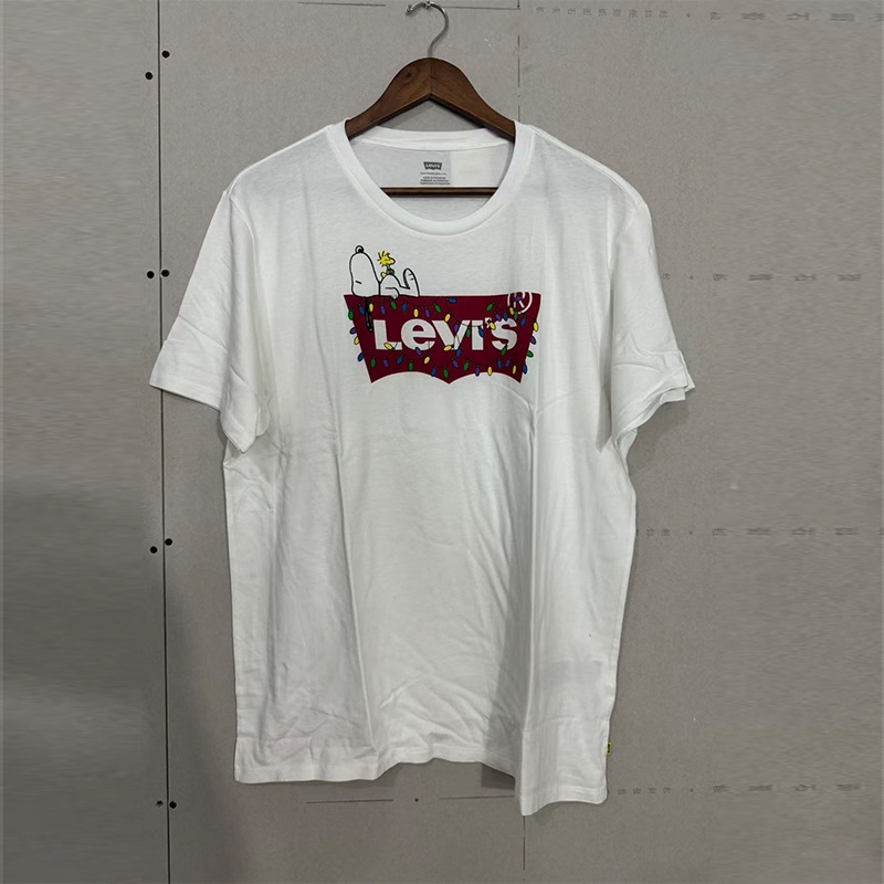 Levi'S/Levi's Short-Sleeved Summer Breathable and Comfortable Co-Branded Cartoon Print T-Shirt Levi'S/Levi's Short-Sleeved Summer Breathable and Comfortable Co-Branded Cartoon Print T-Shirt