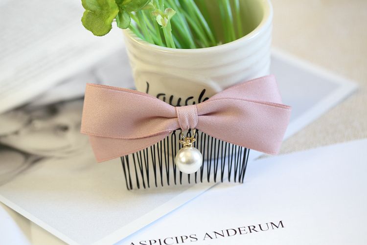 Bow tóc chải tóc ngắn thẻ bangs phụ kiện tóc đầu rèm tóc clip Nhật Bản và Hàn Quốc phong cách đầu kẹp tóc chải tóc M1995 - Phụ kiện tóc đồ buộc tóc scrunchies